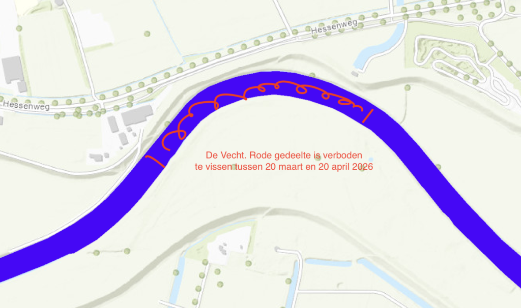Gedeeltelijke sluiting de Vecht